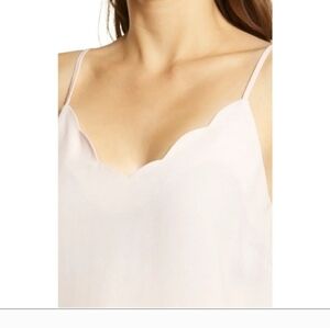 New!Halogen Scallop Detail Camisole in Pink Chintz (S)